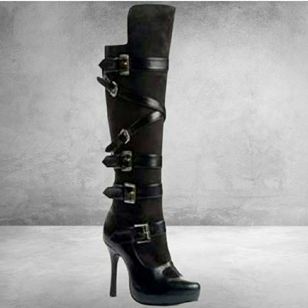 Leg Avenue Ellie Black Sexy Boots